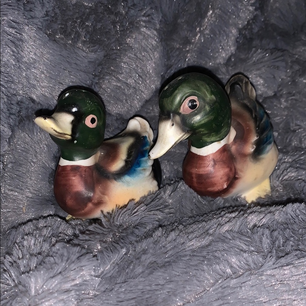 Vintage Ceramic Duck Salt & Pepper